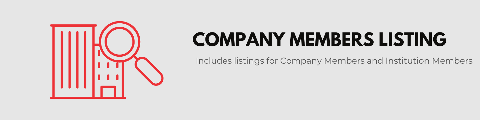 Company Membership Profile Search